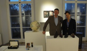 Manufakturen-Blog: Wigmar Bressel und Pascal Johanssen organisierten die Ausstellung im Direktorenhaus (Foto: Deha Uzbas)