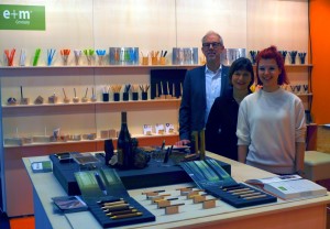 Manufakturen-Blog: e+m holzprodukte mit v. l. Wolfram Mümmler, Brigitte und Dorothee Mümmler (Foto: Wigmar Bressel)