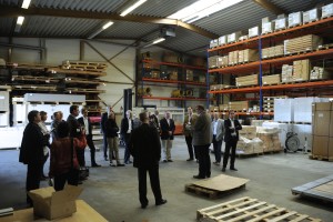 Manufakturen-Blog: Betriebsführung - auch durch Lager und Versand der Weigang AG (Foto: Martin Specht)