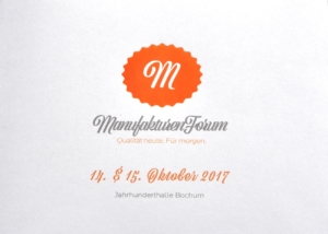 Manufakturen-Blog: Die Bochumer Veranstaltungs-GmbH plant die Messe ManufakturenForum 2017 (Foto: Wigmar Bressel)