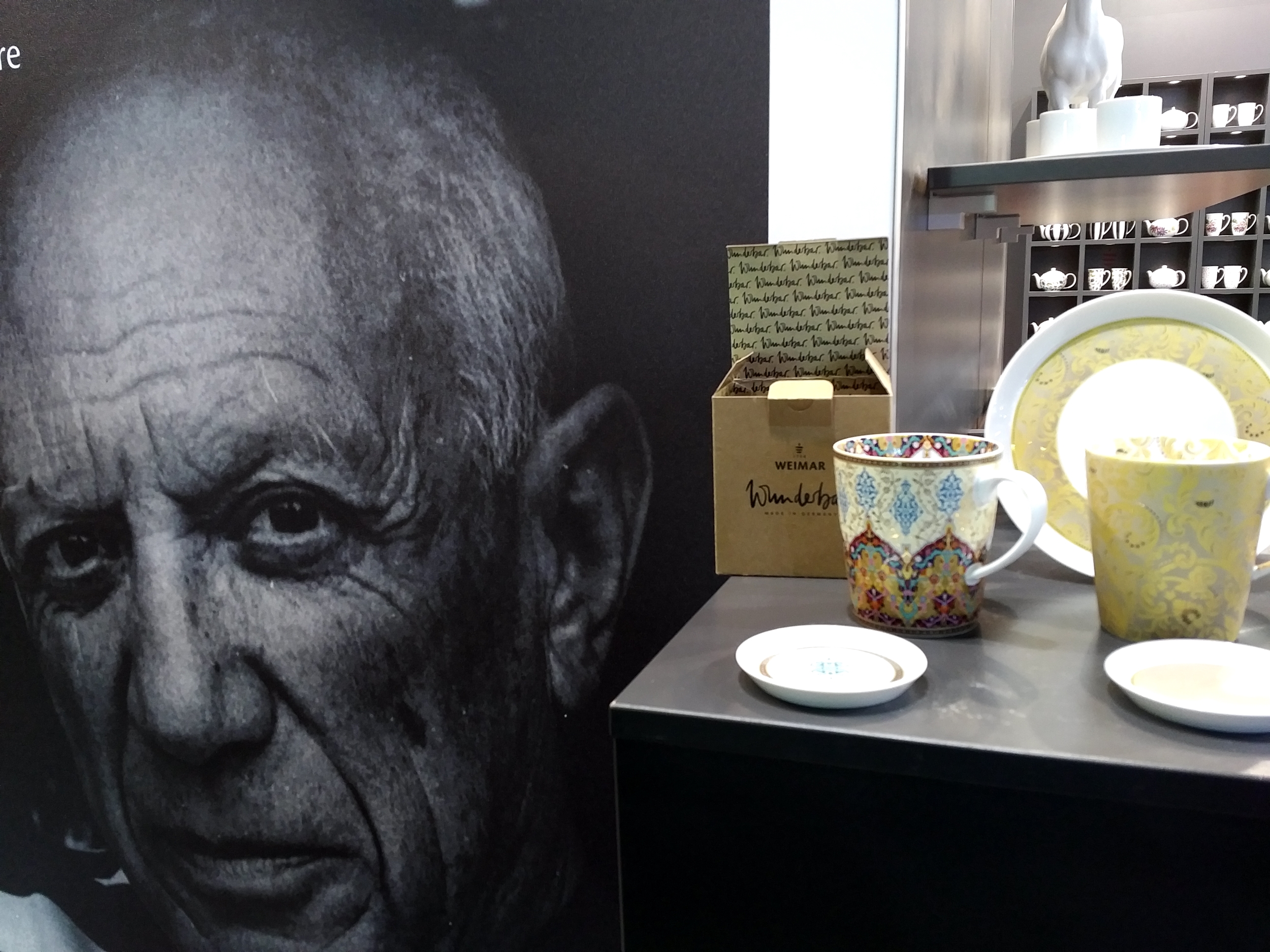 Manufakturen-Blog: Weimar Porzellan nutzt Picasso, hat mit "Wunderbar" aber auch eine andere luxuriöse Linie am Start (Foto: Wigmar Bressel)