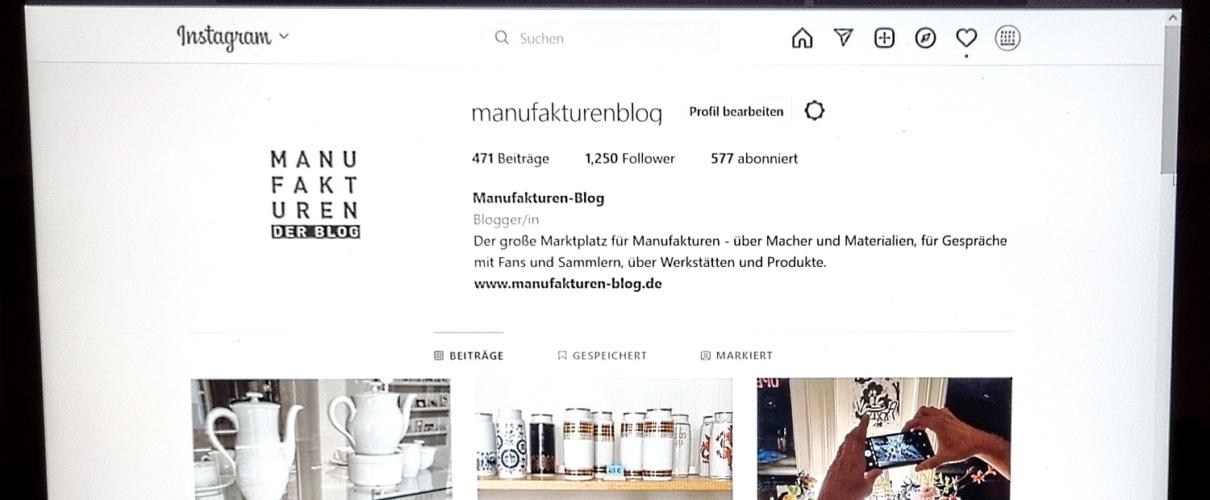 Manufakturen-Blog: Der Manufakturen-Blog hat jetzt 1250 Abonnenten auf Istagram - ihre zehn beliebtesten Bilder und Infos zu den Geschichten dahinter (Foto: Wigmar Bressel)