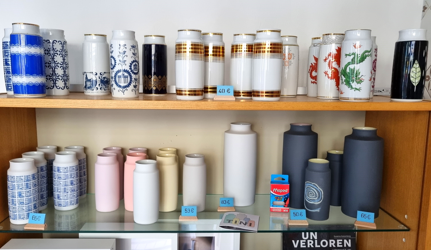 Manufakturen-Blog: Im Projektraum 'unverloren' in Hamburg gibt es jetzt zehn Bilder aus dem Manufakturen-Blog-PopArt-Projekt, die sich mit 'Weimar-Porzellan' beschäftigen, zu kaufen. (Foto: Wigmar Bressel)